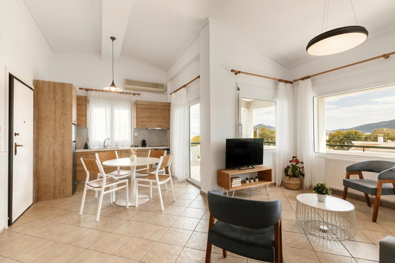 Cove Suites Apartment Nea Iraklitsa Bagian luar foto